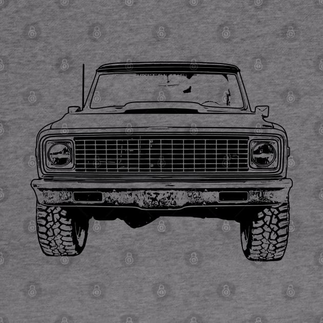 Chevy K5 Blazer Sketch Art by DemangDesign